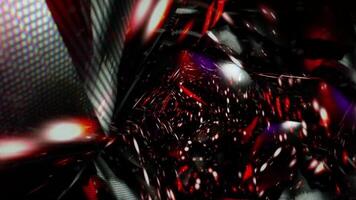 Abstract Glitter Tunnel Background Digital Rendering video