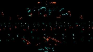 Glitter Shiny Festive Background Digital Rendering video