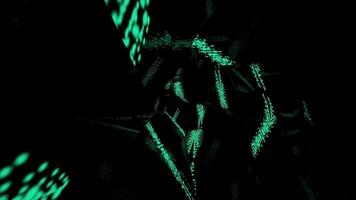 Abstract Glitter Tunnel Background Digital Rendering video