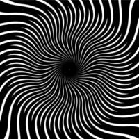 Geometric hypnotic spiral, concentric hypno circle vector