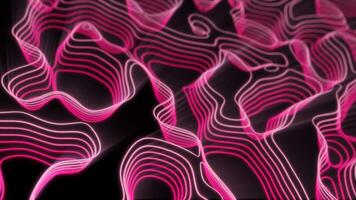 a pink and black background with a wavy pattern video