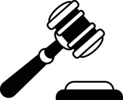 A wooden mallet with a handle and a head vector