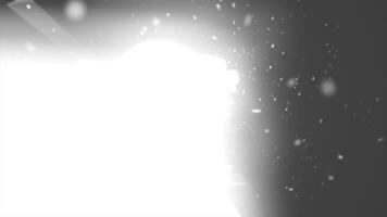 Abstract white electric lightning energy burst in dark space, creating a powerful visual of energy and motion background video