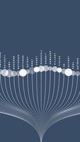 An Abstract Wave Pattern that features Circles and Lines, presenting a dynamic aesthetic video