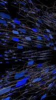 Dynamic Blue Lines An Abstract Digital Flow Experience in Vibrant Colors and Motion video