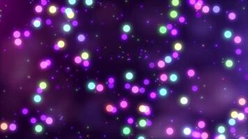 Abstract texture multicolored dust particles luxury bokeh. Magic star pattern sparkles fantasy cute background. video