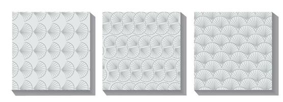 Set of pattern Bundle of lines Minimalist geometric design collection of Trellis Lines Design Vintage elegant background vector