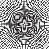 A black and white image of a circular pattern vector