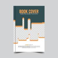 Creative, modern, abstract and unique style book cover, colorful book cover, new annual report, print-ready business book cover design, editable file print-ready template vector