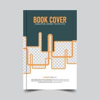 Creative, modern and abstract style book cover, colorful book cover, new annual report, print-ready business cover design, editable file print-ready template vector