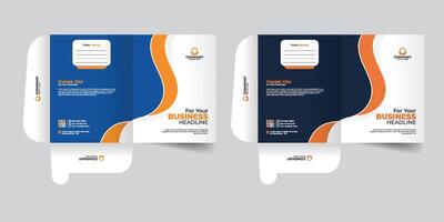 Folder for documents files Modern abstract design. Company report cover or file folder design, real estate File Cases. vector