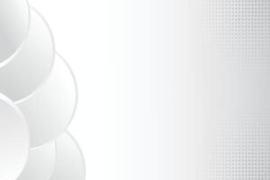 Grayscale background shape with white space vector