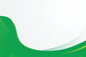 Green color background shape with white vector