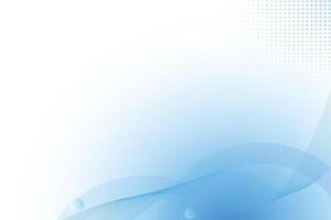 Blue color background design with white and gradient shape vector
