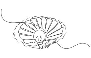 one Continuous unilinear pattern of shells vector