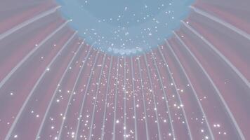 Bokeh colorful on blue background animation video