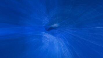 A blue abstract image of a vortex video