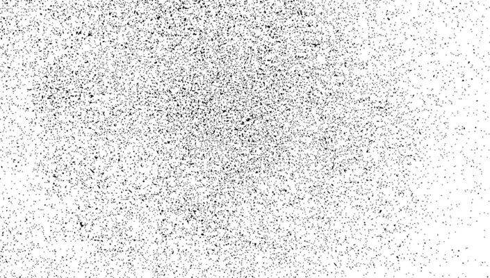 Rough grainy background with dust and distress effect. Black overlay with noise and scratch details for old. illustration isolated