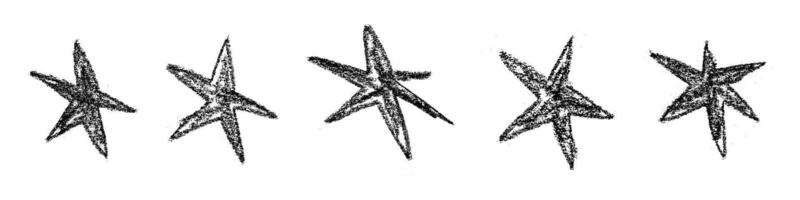 Hand drawn star with crayon and pencil texture. Kid friendly shape with sketchy brush lines. Cute element with playful texture. Flat illustration isolated on white background. vector