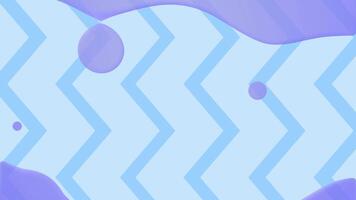 Abstract Zigzag Pattern with Gradient, Flowing Purple Waves on Blue Background video