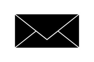 silhouette Icon Email Design vector