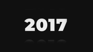 New year 2025 scroll animation. Rolling motion graphic new year. video