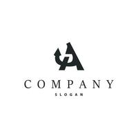 Minimal Initial A Letter Logo, Modern And Luxury Geometric Design, Icon Template Element vector