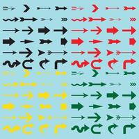 This image features a variety of arrows vector