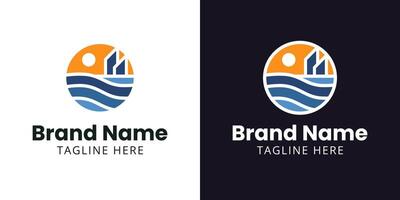 Architecture logo, Modern design branding for real estate, building, architecture, construction and renovation vector