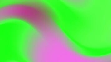 ondulado animação em uma verde e Rosa gradiente fundo. video