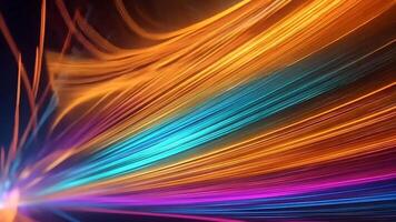 Vibrant Abstract Colorful Background with Radiant Rays video