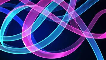 Glowing abstract background with vibrant lines and dynamic patterns in a futuristic design video