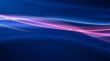 Abstract blue wave background with flowing lines and dynamic movement. video