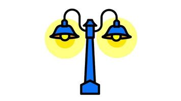 charming, lantern-style park lamp with an antique finish, evoking nostalgia while illuminating park pathways with warm, inviting light video