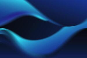 An abstract wave of vibrant blue flows seamlessly, evoking a sense of motion and depth, ideal for futuristic themes video