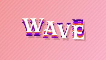 Layered Wave Title motion_graphic