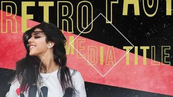 Retro Fast Media Title motion_graphic