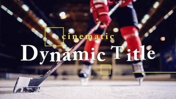 Dynamic Cinematic Replacement Title motion_graphic
