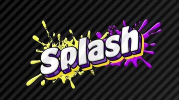 Ink Splash Title motion_graphic