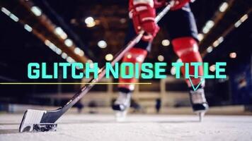 Glitch Noise Replacement Title motion_graphic