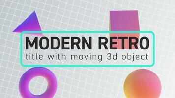 Modern Retro Title motion_graphic