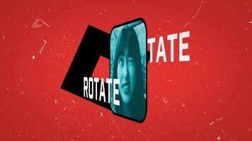Retro Media Rotate Title motion_graphic