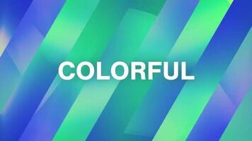 Colorful Stripe Rotate Title motion_graphic