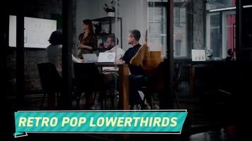Retro Pop Lower Thirds motion_graphic