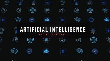 Ai Neon Icons motion_graphic