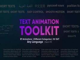 Text Animation Toolkit motion_graphic