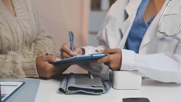 Physical therapist diagnosing patient with painful arm video