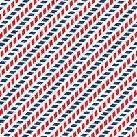 The red and blue diagonal stripe pattern looks like a dotted line, on a white background. Barber shop vintage strip texture. vector