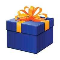 gift box present illustration on white background vector