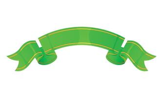 Ribbon isolated on the white background vector